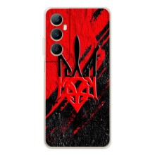 Чехлы УПА (Красно-Чёрный) на Realme C75 (Герб в цвете УПА)