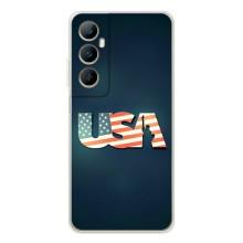 Чехол Флаг USA для Realme C75 – USA