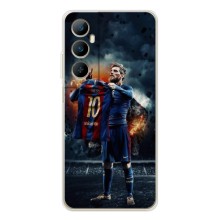 Чехол Месси футболист для Realme C75 – Месси с футболкой