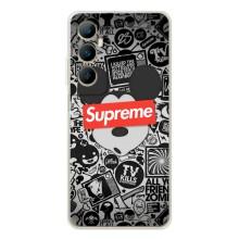 Чехол с Брендами одежды на Реалми С75 – Supreme Маус