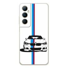 Чехол для Реалми С75 - с принтом БМВ (AlphaPrint) (Машина БМВ)