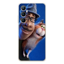 Чехол с принтом Душа на Realme C75 – Джо и кот