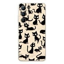 Чохол з малюнком кіт на Realme C75 (Чорні коти)