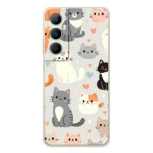 Чохол з малюнком кіт на Realme C75 (Колаж котів)
