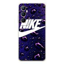 Чохол з логтипом Найк на Realme C75 – Найк на фіолетовому