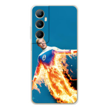 Чехол с принтом Фантастическая четверка для Realme C75 – Человек-Факел