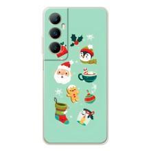 Новогодние Чехлы для Реалми С75 (VPrint) (Настроение НГ)
