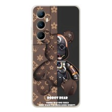 Силиконовый чехол для Realme C75 (Медмедь Луи Виттон)