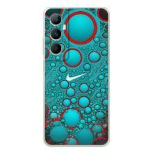 Силиконовый Чехол на Realme C75 с картинкой Nike (Найк зеленый)