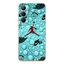 Силиконовый Чехол Nike Air Jordan на Реалми С75 – Джордан Найк