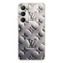 Текстурный Чехол Louis Vuitton для Реалми С75 (Бежевый ЛВ)
