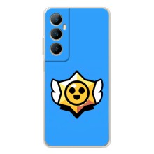 Бампер (ТПУ) з принтом Brawl Stars на Реалмі С76 (Значок)