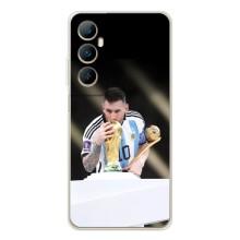 Чехлы Лео Месси Аргентина для Realme C76 – Кубок Мира