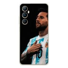 Чехлы Лео Месси Аргентина для Realme C76 – Месси Капитан