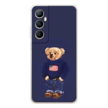 Чехлы Мишка Тедди для Реалми С76 – Мишка USA