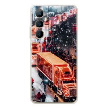 Чехлы на Новый Год Realme C76 (Кока Кола)