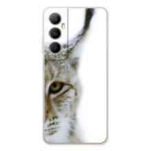 Чехлы с картинками животных Realme C76 (Рысь)