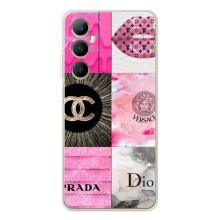 Чехол (Dior, Prada, YSL, Chanel) для Realme C76 – Модница
