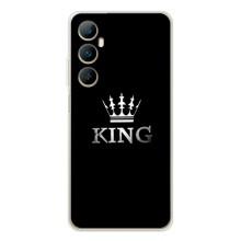 Чехол (Корона на чёрном фоне) для Реалми С76 – KING
