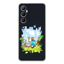 Чохол Майнкрафт на Realme C76 (AlphaPrint) Minecraft