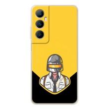 Чехол PUBG для Реалми С76 (AlphaPrint) (Пабг в шлеме)