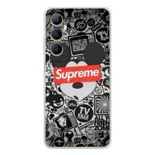 Чехол с Брендами одежды на Реалми С76 – Supreme Маус