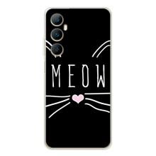 Бампер с изображением Котиков для Реалми С76 – КОТИК MEOW