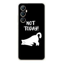 Бампер с изображением Котиков для Реалми С76 – Not Today