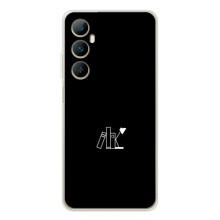 Чехол с картинками на черном фоне для Realme C76 – Книжки