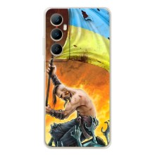 Чехол с картинкой (Патриотический КОЗАК) на Realme C76 (Сильный Козак)