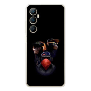 Чехол с Обезьянами Realme C76 - (AlphaPrint)