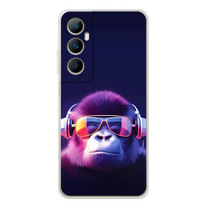 Чехол с Обезьянами Realme C76 - (AlphaPrint)