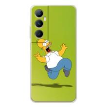 Чехол с Симпсонами для Realme C76 (VPrint)