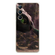 Чехол как приручить дракона на Realme C76 – Сцена з драконом