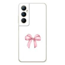 Чехол с бантиками на Реалми С76 (Бант)