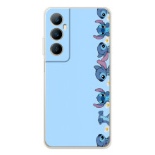 Чехол с принтом Стич на Realme C76 (Стич фон)