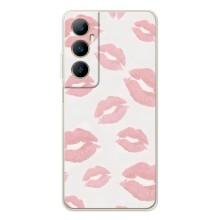 Чехол с розовым рисунком для Realme C76