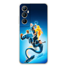 Чехол с принтом Фантастическая четверка для Realme C76 – Фантастическая четверка