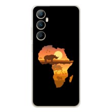 Летний Чехол на Realme C76 (Карта)