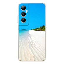 Летний Чехол на Realme C76 (Море песок)