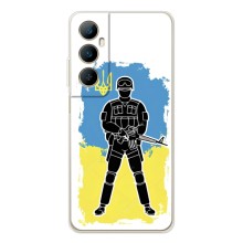Патриотические Чехлы для Реалми С76 (Солдат Украины)