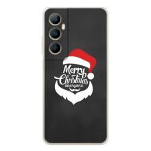 Рождественские Чехлы для Realme C76 (VPrint) (Санта Крисмас)