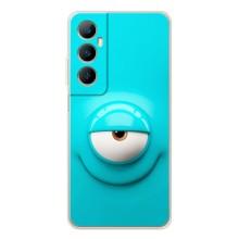 Силиконовые Чехлы (смешные стикеры) для Realme C76 – Одноглазик