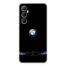 Силиконовый бампер с картинкой машины на Realme C76 – Черный BMW