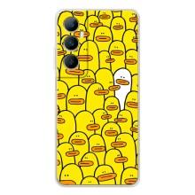 Силиконовый бампер с картинкой животных для Realme C76 (Особенный)