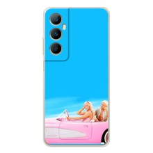 Силиконовый Чехол Барби Фильм на Realme C76 (Барби и Кен)