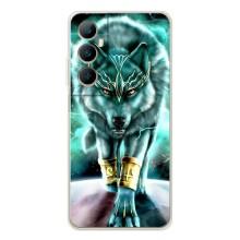 Защитные чехлы для Реалми С76 (AlphaPrint) (ХИТ продаж) ВОЛК