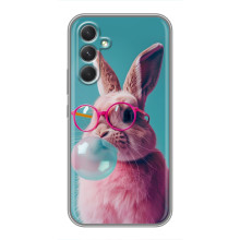 Чохол з принтом стильні тварини для 

РеАлМе С83 – Кролик в окулярах