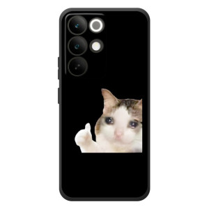 Бампер з принтом Меми для RealMe C85 Pro – Кіт у сльозах