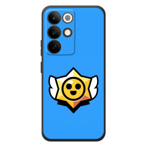 Бампер (ТПУ) с принтом Brawl Stars на Реалми C85 Про – Значок